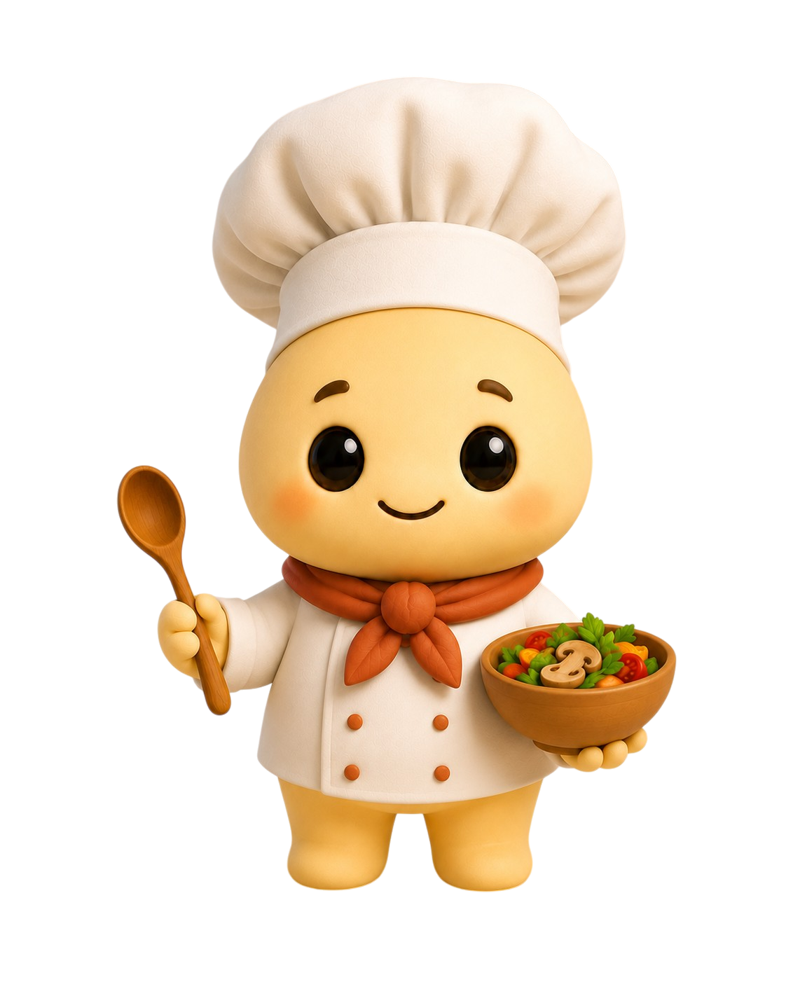 Helio, en toque de cuisinier