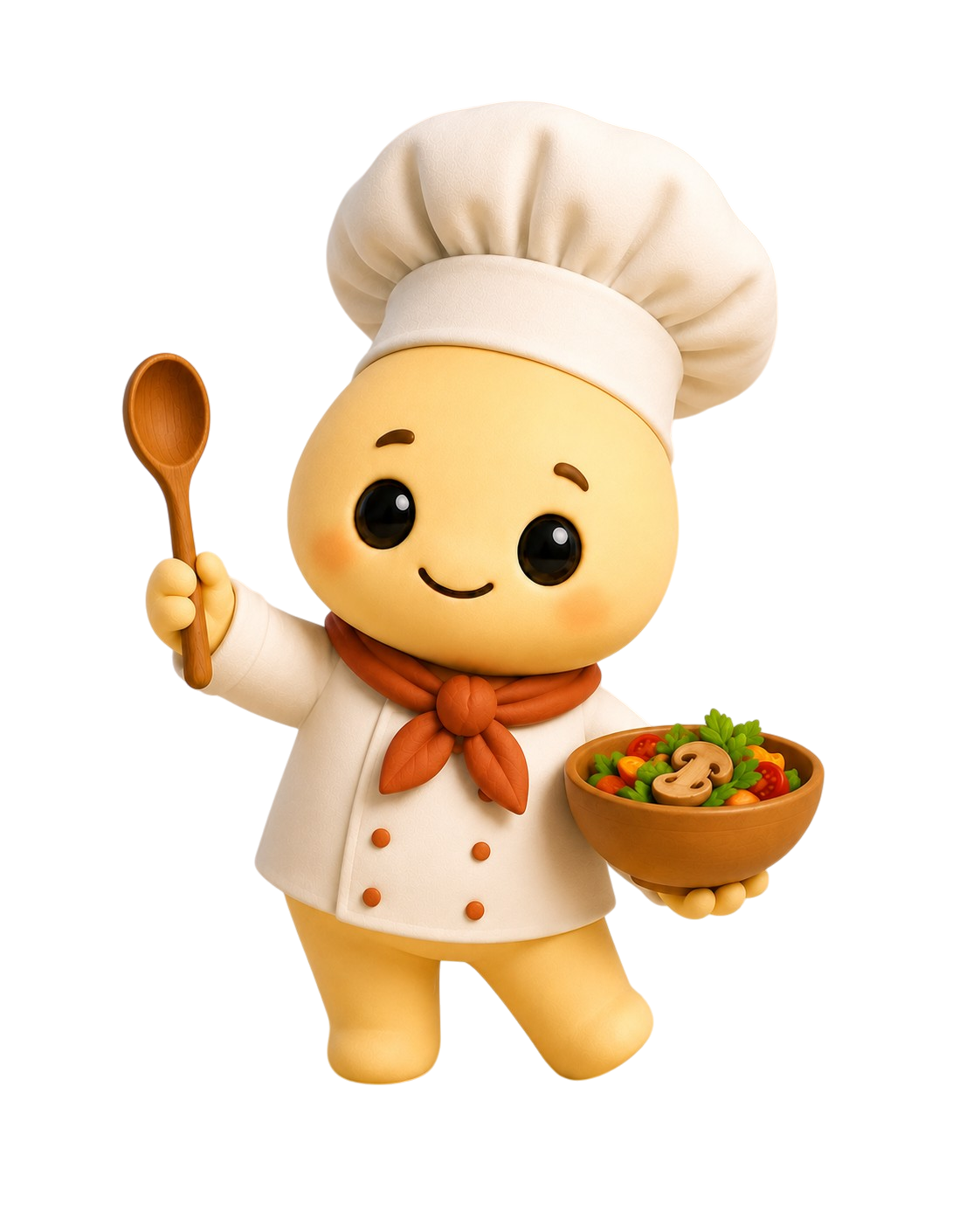 Helio, en toque de cuisinier
